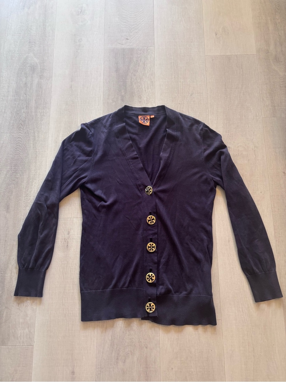 Tory Burch Navy Cardigan